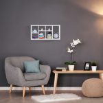 Raft de perete, cu 7 compartimente, MDF, 30,5 x 61 x 7,5 cm, negru - imagine 2