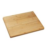Tocator de bucatarie Relaxdays, din bambus, 2 x 56.5 x 50 cm