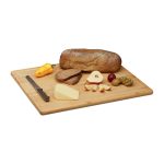 Tocator de bucatarie Relaxdays, din bambus, 2 x 56.5 x 50 cm - imagine 7