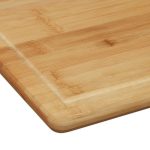 Tocator de bucatarie Relaxdays, din bambus, 2 x 56.5 x 50 cm - imagine 3