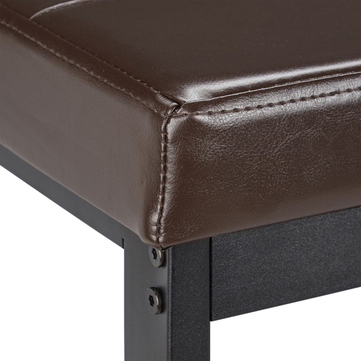 Banca cu rafturi pentru pantofi, Relaxdays, dimensiuni 49 x 115 x 40 cm, maro/negru, capacitate 4 perechi pantofi - imagine 5