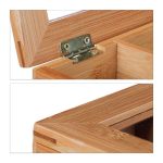 Cutie depozitare ceai cu 9 compartimente, Relaxdays, cu capac, 8.5 x 22 x 22 cm - imagine 7