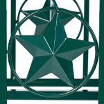 Arcada metalica pentru flori cataratoare, 226 x 204 x 45 cm, metal, verde - imagine 7