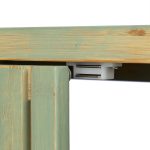 Dulap baie Relaxdays, din bambus, verde, 50 x 52 x 20 cm - imagine 7