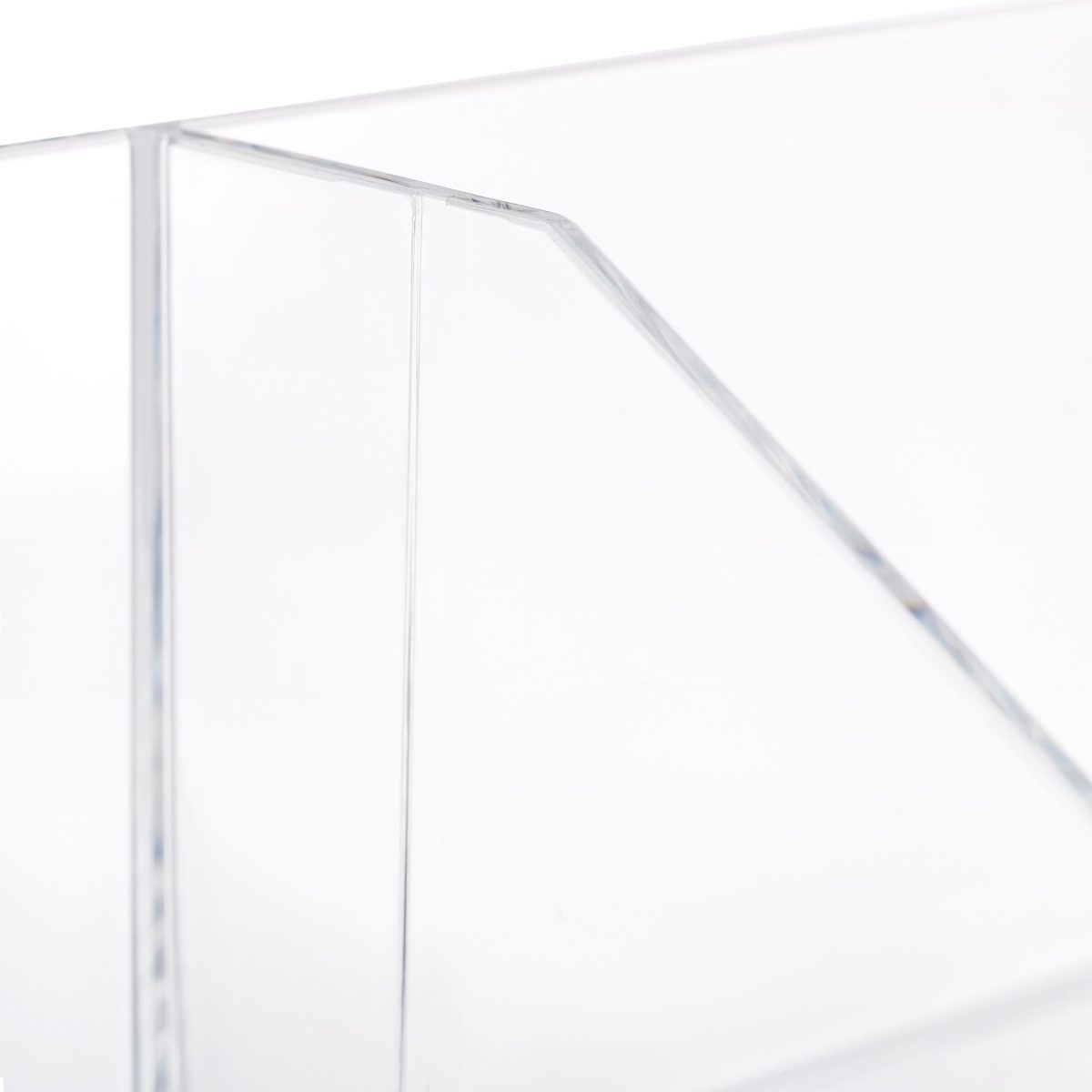 Organizator cosmetice/universal, 2 compartimente, acril, 8,5 x 21,5 x 12 cm - imagine 7