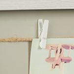 Rama foto cadru MDF/lemn,  2 randuri, 10 carlige,  32 x 62 x 3 cm - imagine 7