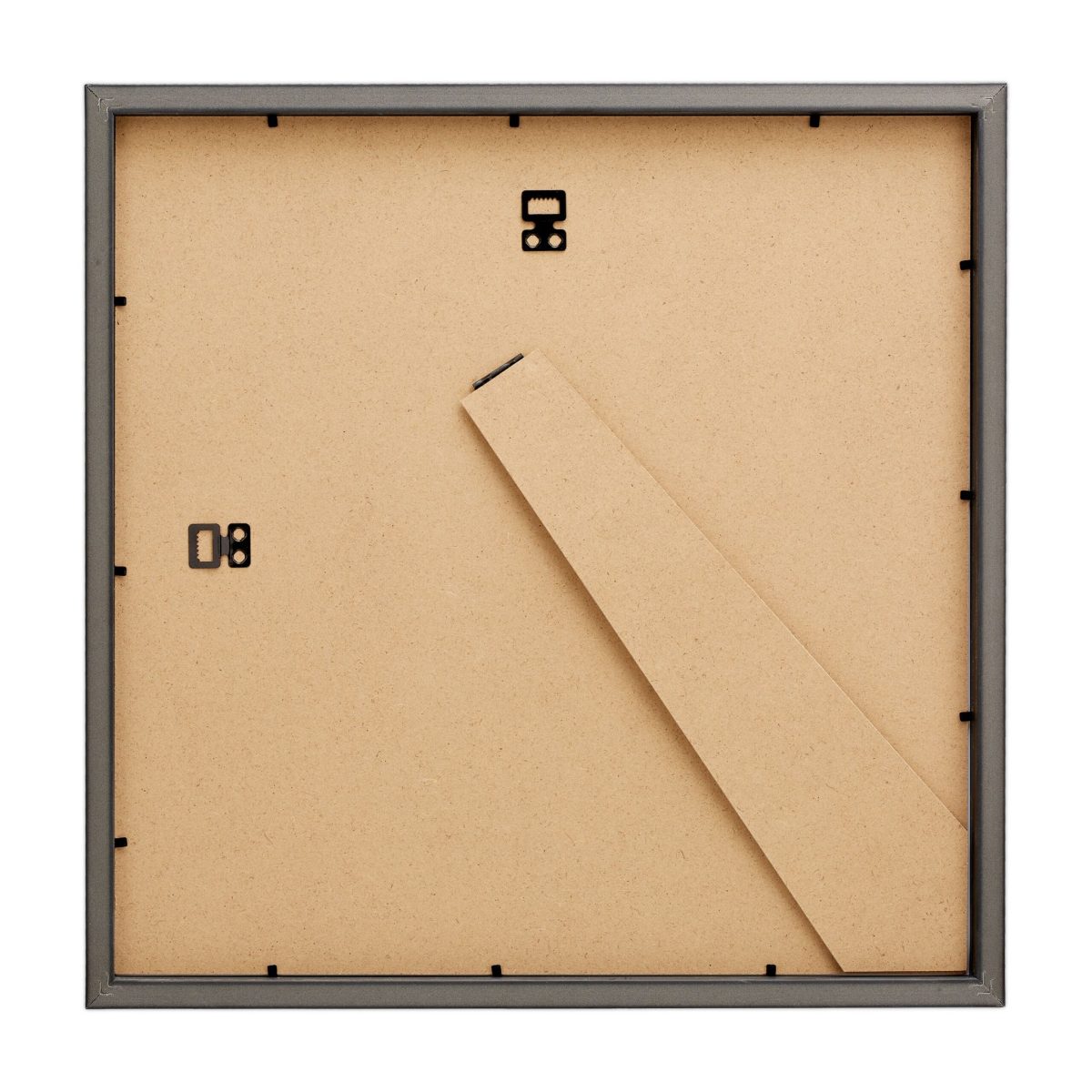 Set de 2 rame foto pentru perete/masa, 41 x 41 x 2,5 cm, plastic/sticla, negru - imagine 7