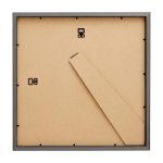 Set de 2 rame foto pentru perete/masa, 41 x 41 x 2,5 cm, plastic/sticla, negru - imagine 7