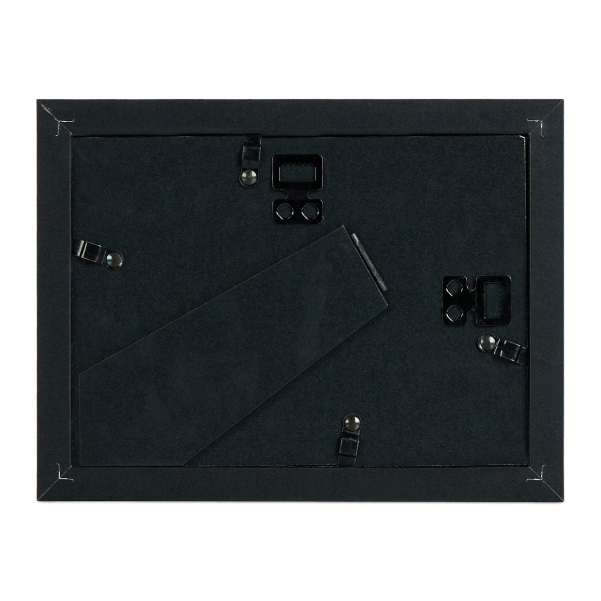 Set rame foto, 7 bucati, dimensiuni diferite, negru, MDF/sticla - imagine 6