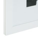 Set rame foto, 7 bucati, dimensiuni diferite, alb, MDF/sticla - imagine 5