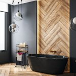 Raft baie cu cos de rufe Relaxdays, negru, 89.5 x 39 x 32.5 cm - imagine 2