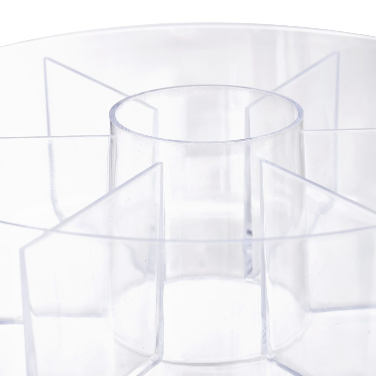 Cutie depozitare ceai Relaxdays, din plastic, cu 6 compartimente, 7,5 x 20 cm - imagine 6