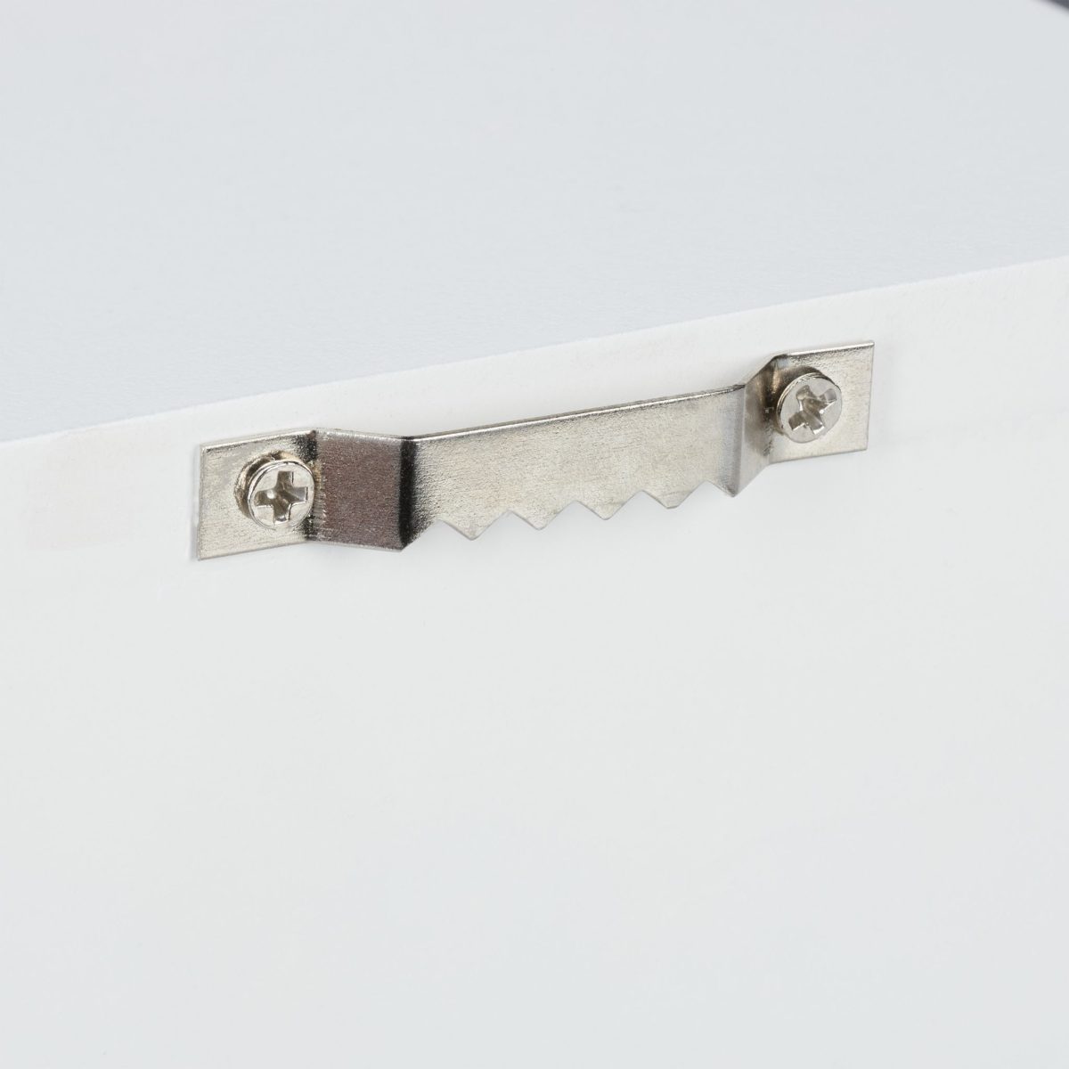 Cutie din lemn pentru depozitare chei, 6 agatatori, dimensiuni 29 x 22 x 8 cm, alb, Relaxdays - imagine 9