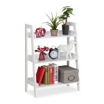 Raft universal decorativ, 3 polite, MDF, 82,5 x 61 x 29 cm, alb