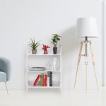 Raft universal decorativ, 3 polite, MDF, 82,5 x 61 x 29 cm, alb - imagine 2
