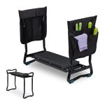 Scaun gradinarit cu pernuta de genunchi, max. 150 kg, Relaxdays