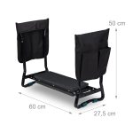 Scaun gradinarit cu pernuta de genunchi, max. 150 kg, Relaxdays - imagine 4