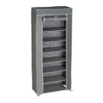 Pantofar tip dulap, Relaxdays, gri, pentru 24 perechi, 140 x 60 x 30 cm - imagine 10