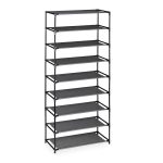 Pantofar tip dulap, Relaxdays, gri, pentru 24 perechi, 140 x 60 x 30 cm - imagine 7