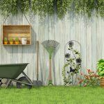 Suport flori de gradina, din fier, 120 x 40 x 1 cm, negru - imagine 5