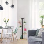Raft pentru flori, 5 etajere, 117 x 43 x 22 cm, negru/alb - imagine 5