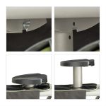 Scaun gradinarit cu roti, negru - imagine 4