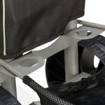 Scaun gradinarit cu roti, negru - imagine 6