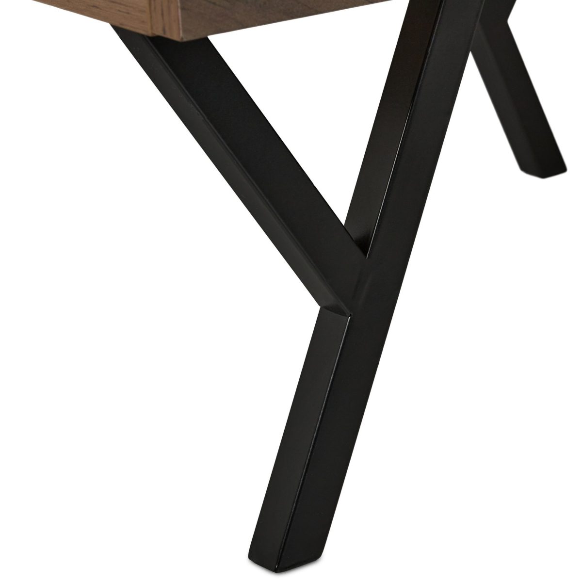 Noptiera Relaxdays, maro, din MDF, 53 x 50 x 42 cm - imagine 7
