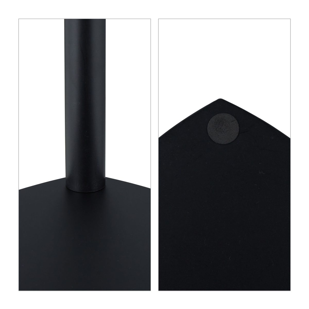 Lampa de podea, cu 3 rafturi pentru depozitare, E27, 60W, poliester, negru/ gri - imagine 6