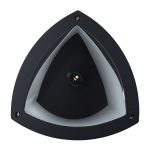 Lampa de podea, cu 3 rafturi pentru depozitare, E27, 60W, poliester, negru/ gri - imagine 8