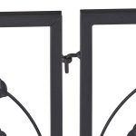 Pachet 4 buc bordura gardulet decorativ, din metal, pentru gazon sau flori, 60 x 60 x 1,5 cm - imagine 8