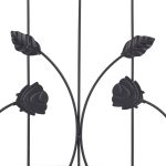 Pachet 4 buc bordura gardulet decorativ, din metal, pentru gazon sau flori, 60 x 60 x 1,5 cm - imagine 5