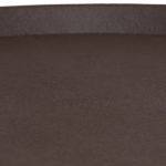 Tava servire rotunda, cu suprafata cauciuc anti-alunecare, plastic, 2 x 35 cm, maro - imagine 8