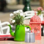 Scrumiera din otel inoxidabil cu capac, rezistenta la vant, moderna, gri, 9 x 7,5 cm - imagine 2