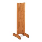 Gard cu zabrele de gradina, extensibil pana la 73 x 180 x 28, lemn de brad, pliabil, pentru plante cataratoare, vita de vie, maro - imagine 3