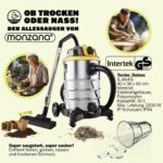 Aspirator Monzana® aspirare umeda-uscata, 2200W, putere aspirare 18 kPa, functie suflare, recipient 30L, filtru HEPA - imagine 3