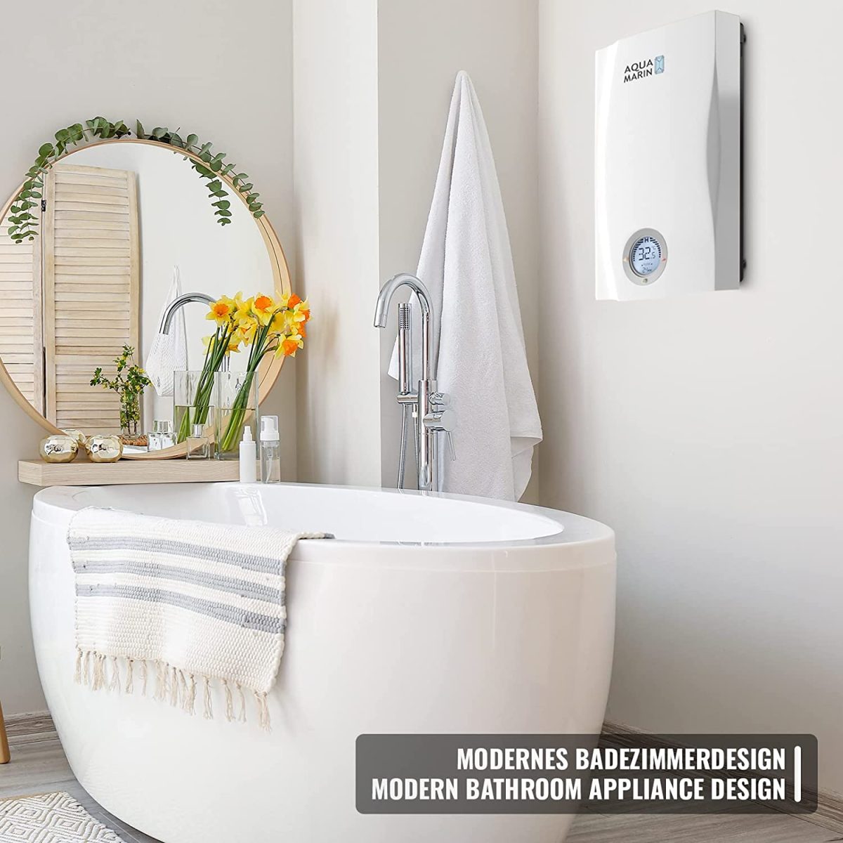 Incalzitor de apa electric, 0,9 L, afisaj digital, 38-60°C, , IPX4, 400 V, functii protectie, alarma eroare, Clasa A - imagine 7