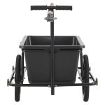 Remorca bicicleta pentru marfuri/ 6 elemente reflectorizante atasate, negru,Juskys - imagine 7
