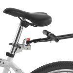 Remorca bicicleta pentru marfuri/ 6 elemente reflectorizante atasate, negru,Juskys - imagine 11