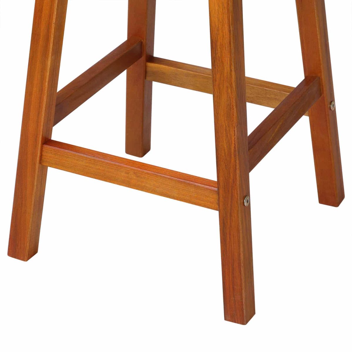 Scaune de bar din lemn,set de 2, stabile si elegante, 34 cm x 34 cm x 76, maro - imagine 7