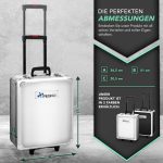 Trusa de scule universala ''Do it yourself'' Tresko®, 949 piese, crom-vanadiu, troler cu roti, silver - imagine 5