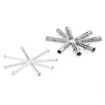 Set 2 suporturi de perete pentru biciclete, 26,5 x 10 x 12 cm, capacitate aprox. 25 kg, otel, negru, Relaxdays - imagine 6