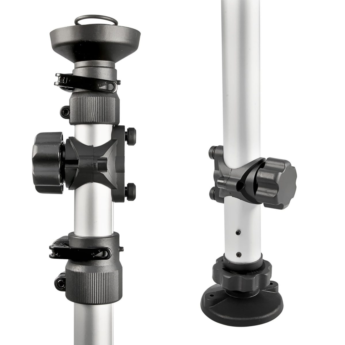 Suport telescopic pentru 2 biciclete, max. 40 kg, aluminiu - imagine 6