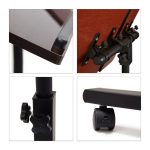 Stand laptop ajustabil, Relaxdays, maro inchis/negru, 60 x 40 cm - imagine 7