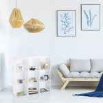 Raft pentru depozitare tip cub cu 9 compartimente, RelaxDays, plastic, alb, 95.5 x 95.5 x 32 cm - imagine 2