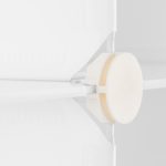 Raft pentru depozitare tip cub cu 9 compartimente, RelaxDays, plastic, alb, 95.5 x 95.5 x 32 cm - imagine 6