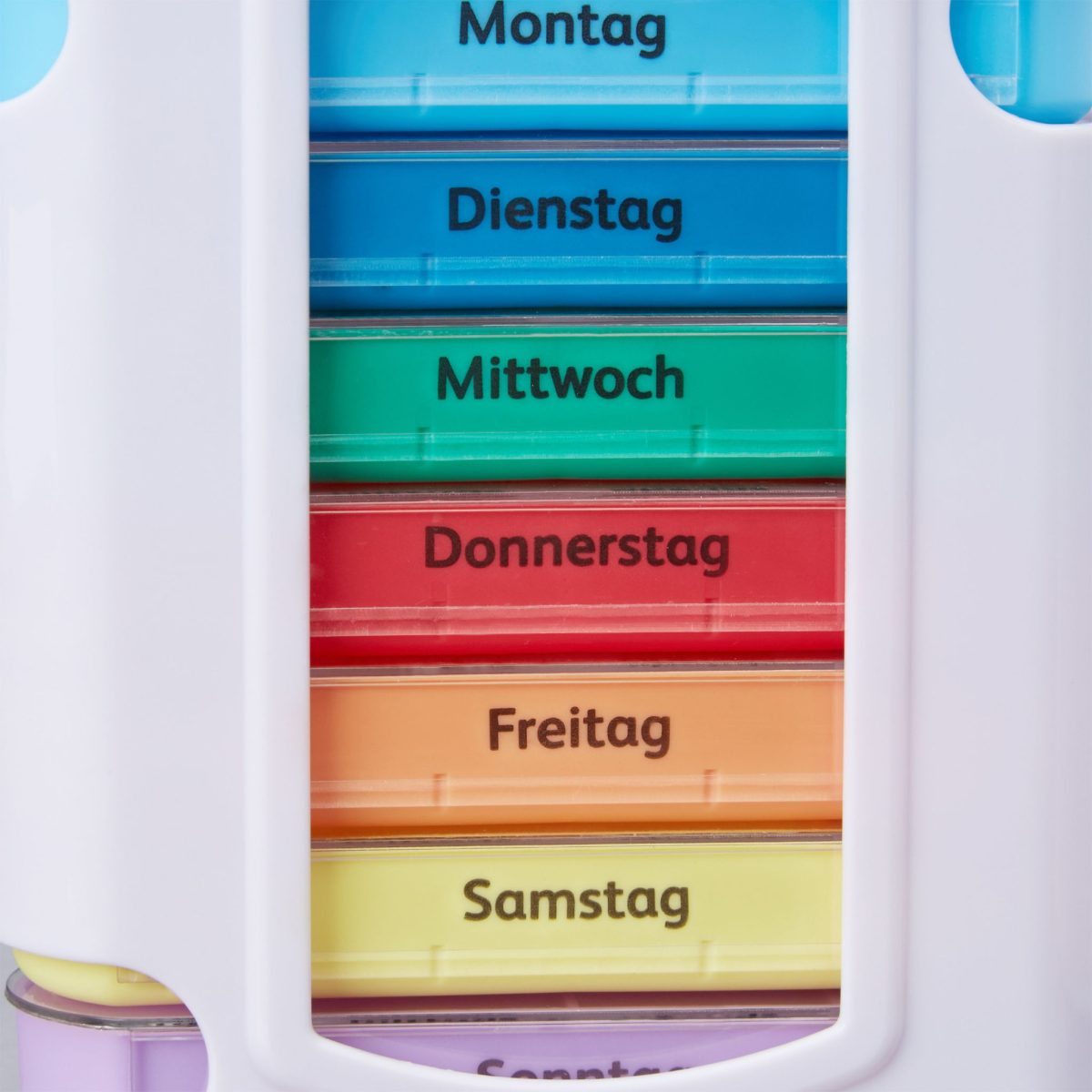 Cutie pilule/organizator medicamente 7zile x 4 compartimente, 13,5 x 11,5 x 4,5 cm - imagine 6
