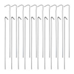 Set 20 cuie ancorare cort/pavilion, otel, 22 x 2,5 x 0,3 cm