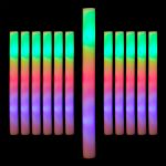 Baghete luminoase LED, colorate pentru petreceri, 12 bucati, 47,5 x 4 cm