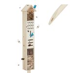 Casuta pentru insecte, din lemn, 148 x 16 x 11 cm